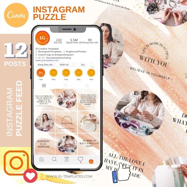 Instagram Puzzle Phụ Kiện