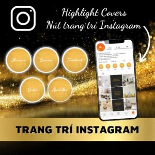 Nút Trang Trí Instagram
