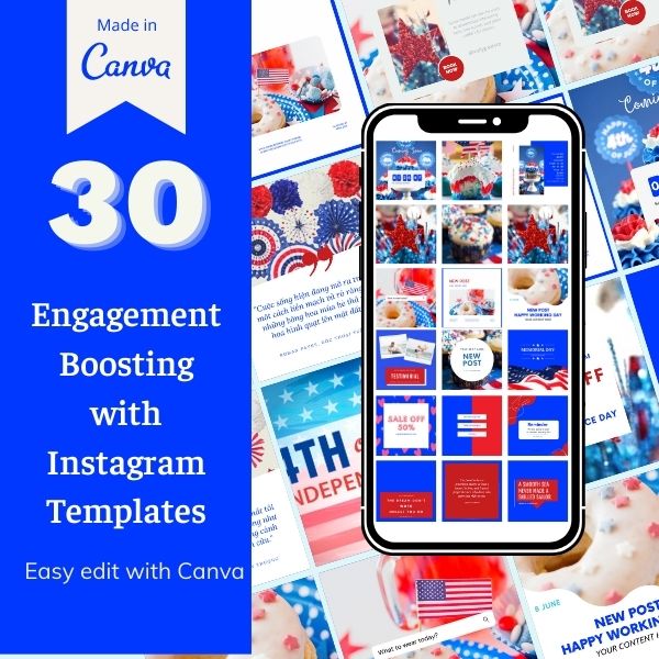 us independence day social templates