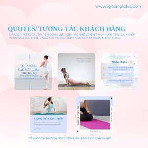 mẫu bài đăng yoga templates