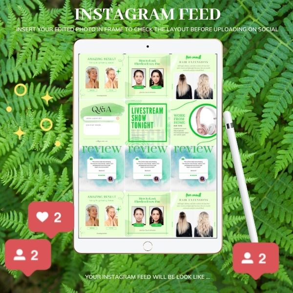 Green Instagram Templates