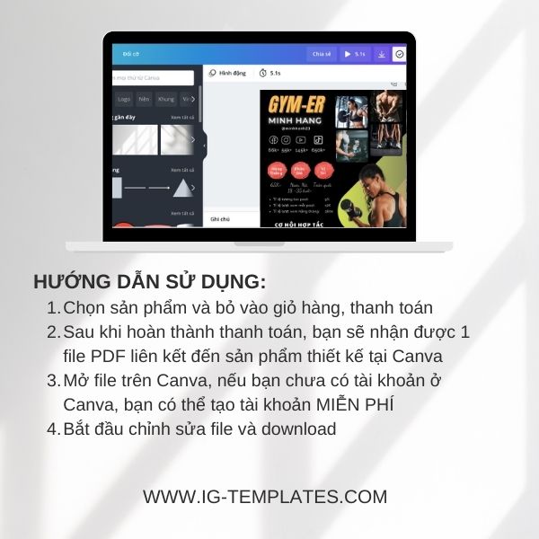Template Gymer Nữ
